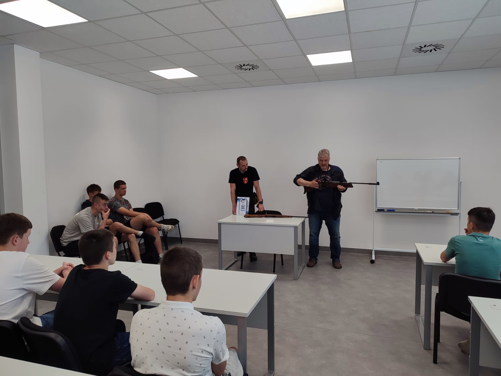 Edukacja dla bezpieczeństwa-zajęcia na strzelnicy